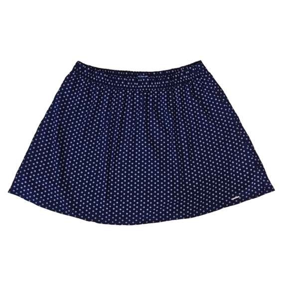 Cute Navy Blue A-line Skirt - Picture 1 of 5